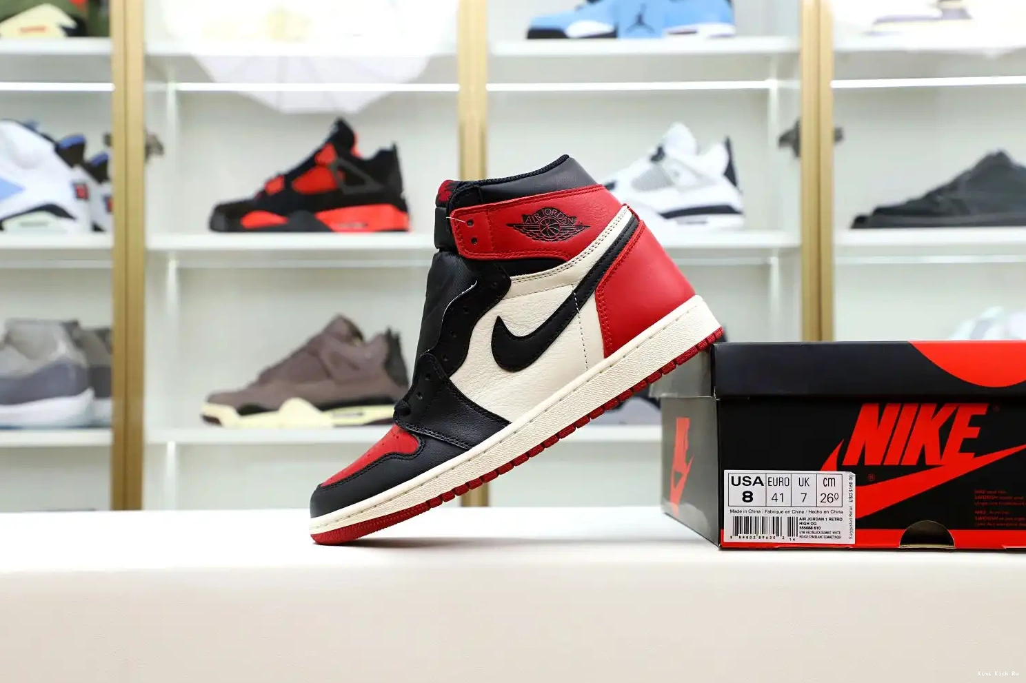 JORDAN AIR OG HIGH 'BRED TOE' RETRO Kimikick 1 0803
